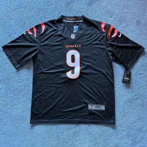 Nike Men's Black Joe Burrow Cincinnati Bengals On Field Jersey Size XL NWT